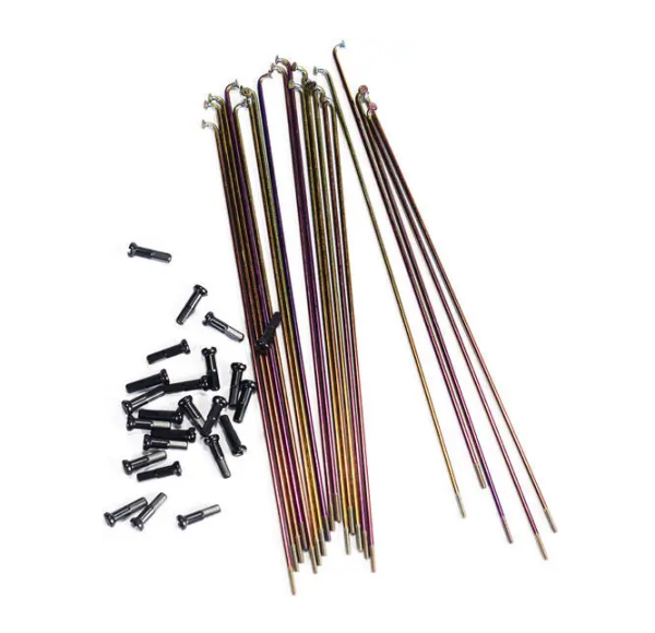 COLONY PLAIN CAUGE SPEICHEN - SPOKES 20er pack rainbow