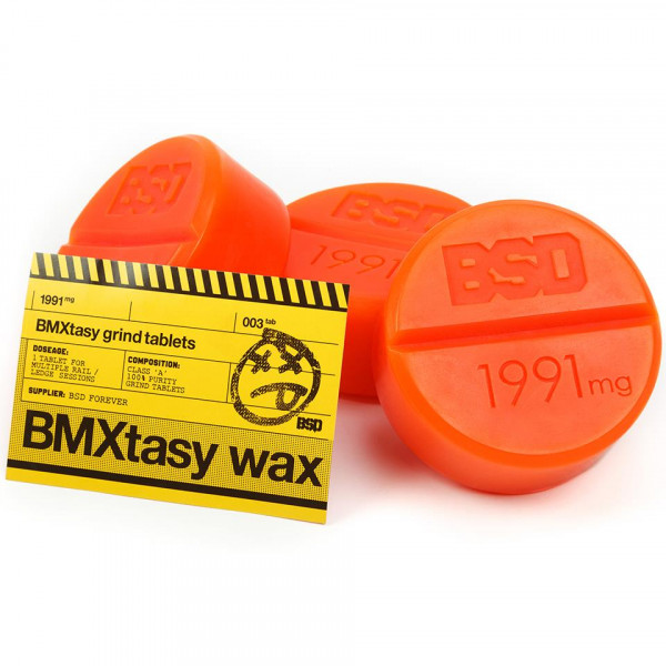 BSD BMXSTASY Wachs orange 3 pieces